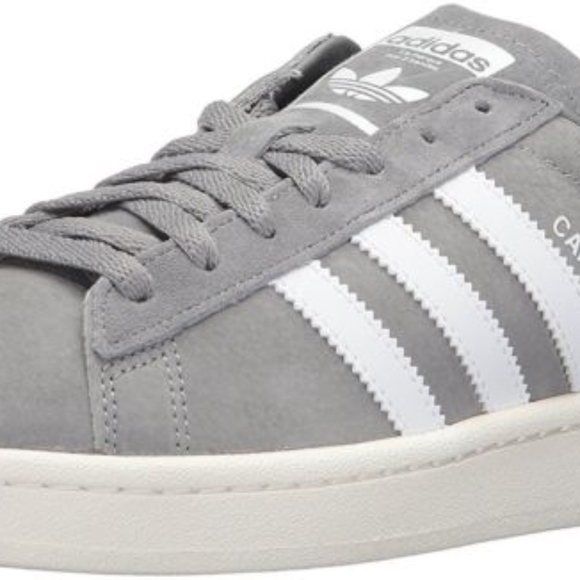 GRAY ADIDAS CAMPUS SNEAKERS - Picture 3 of 4